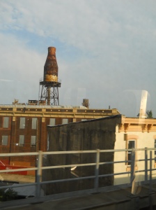 This bottle-shaped water tower, built in 1914 for Harbison Dairies, is a recognizable part of the New Kensington skyline.